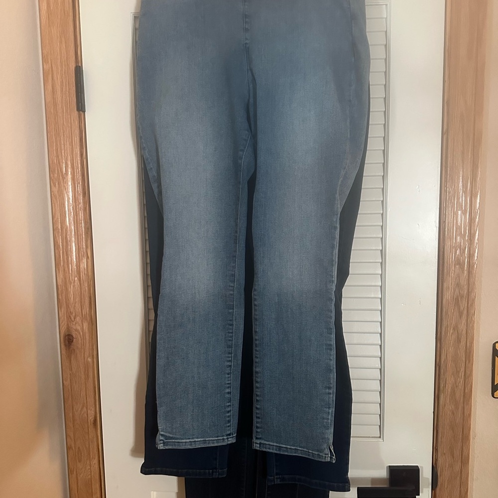 NYDJ - 2 pair of Alina - Size 16 - Pull on